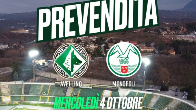 Biglietti Avellino-Monopoli (Coppa Italia Serie C): info e prezzi