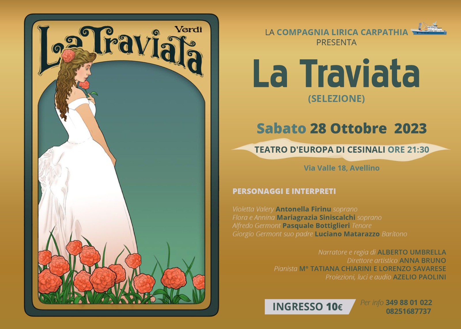 La Traviata - teatro d'Europa - Cesinali