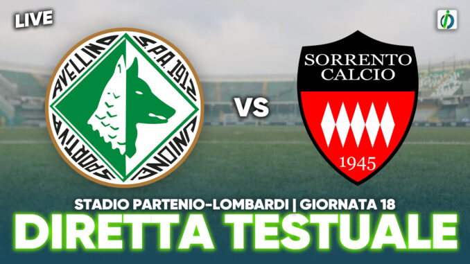 Avellino-Sorrento: Tabellino e Cronaca in diretta